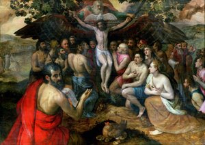 Allegorie van de Drie-eenheid door Frans Floris